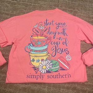 Simply southern long sleeve tee